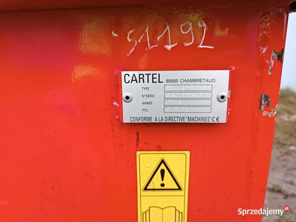 Skrzynia transportowa do ciągnika z wywrotem Żelechów