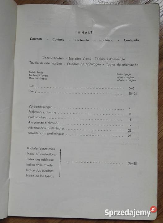 MercedesBenz typ 180 Katalog części 1953 Pozostałe małopolskie Kraków