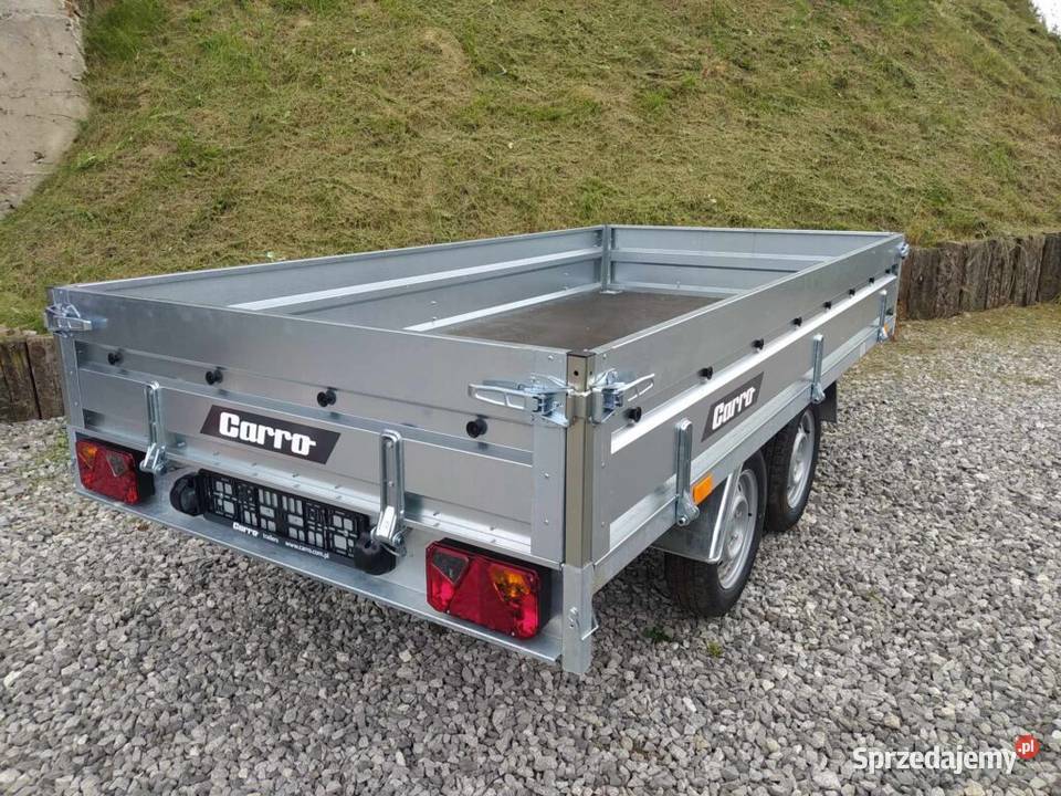 Przyczepa dwuosiowa platforma CARRO DELTA 3015 pełny VAT Lublin
