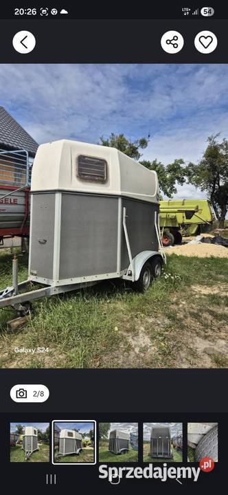 Przyczepa do koni Ceków sprzedam