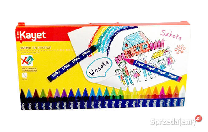 kayet kredki grafionowe 24 komplet kredek Szczecin