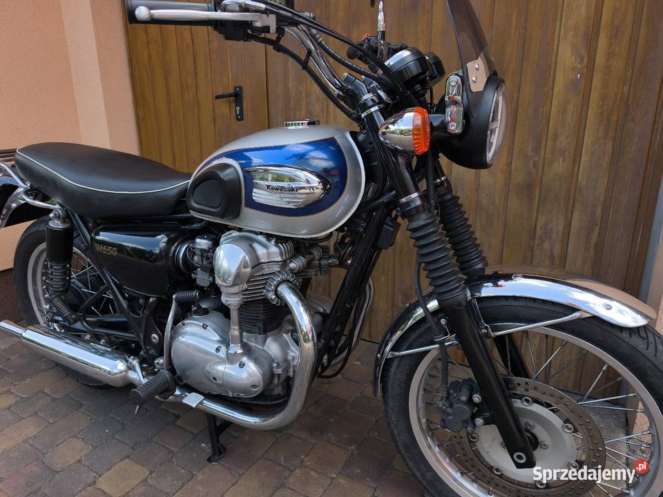 Kawasaki W650 1999 r z Niemiec Nowe Opony VAT marża Iława