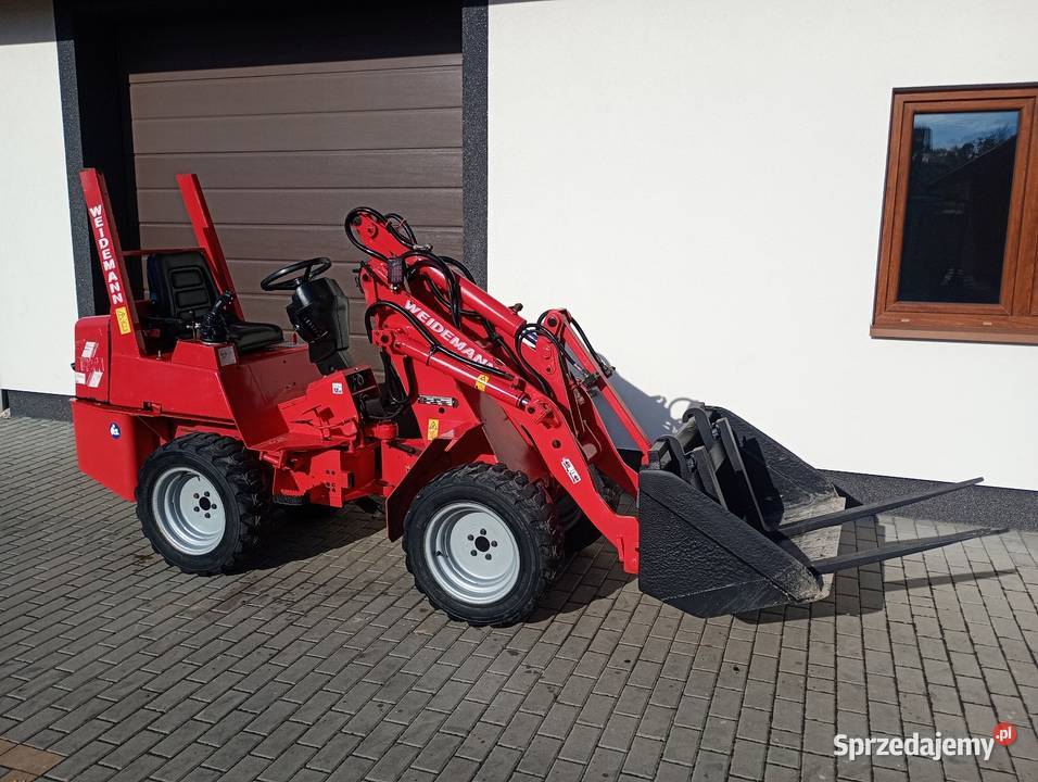 Ładowarka Weidemann 1240szufla widły paletowe Bychawa