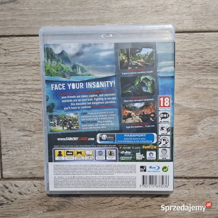 Gra Farcry 3 3 PlayStation 3 Żuromin sprzedam