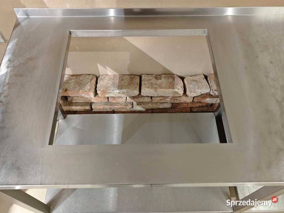 Stół gastronomiczny Dora Metal 200x70 z otworem Góra