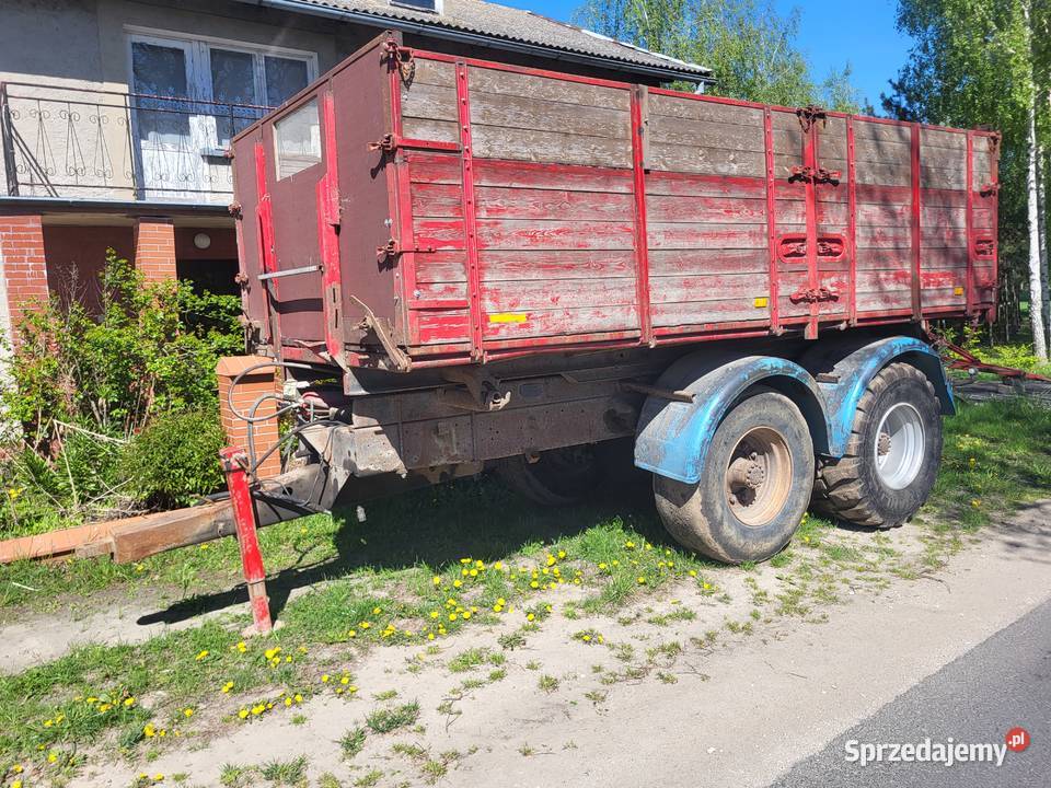 Przyczepa rolnicza 18t ładowności tandem z