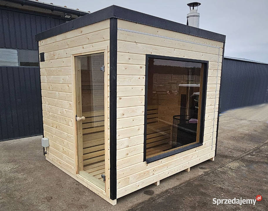 SAUNA OGRODOWA CUBE LUX 220 x 220 z
