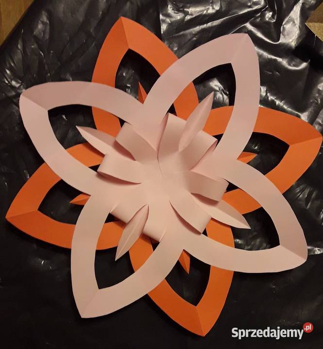 Sprzedam dekorację z papieru gwiazdki