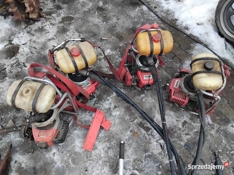 Podkaszarka spalinowa kosy plecakowe 4 sztuki Konina sprzedam