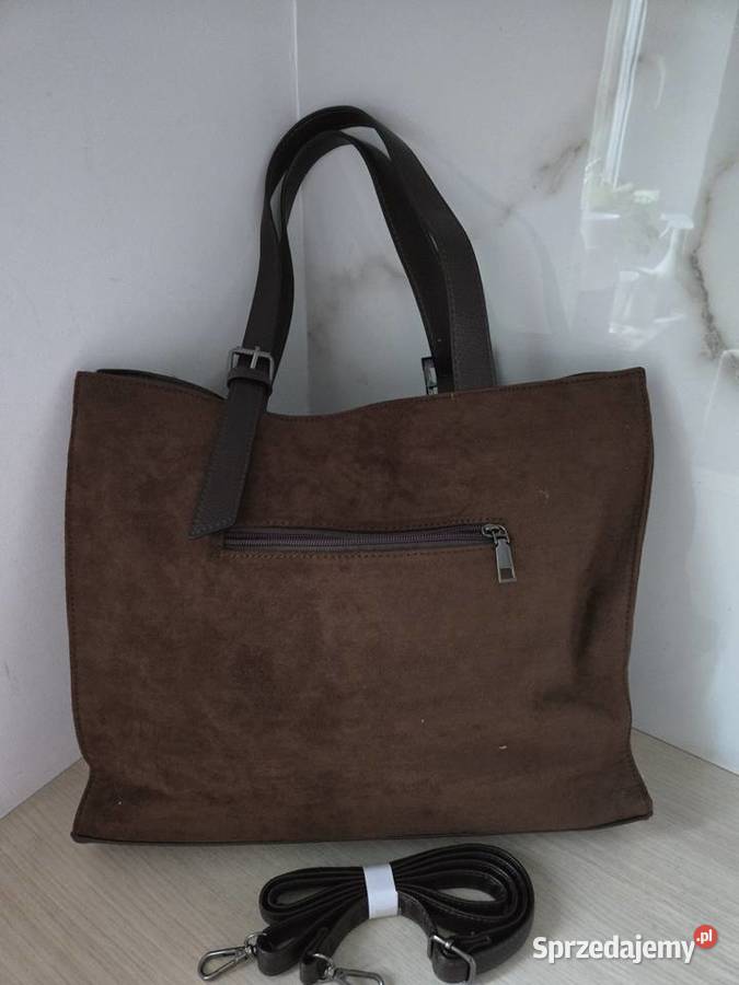 Brazowa torebka ysl Ząbki