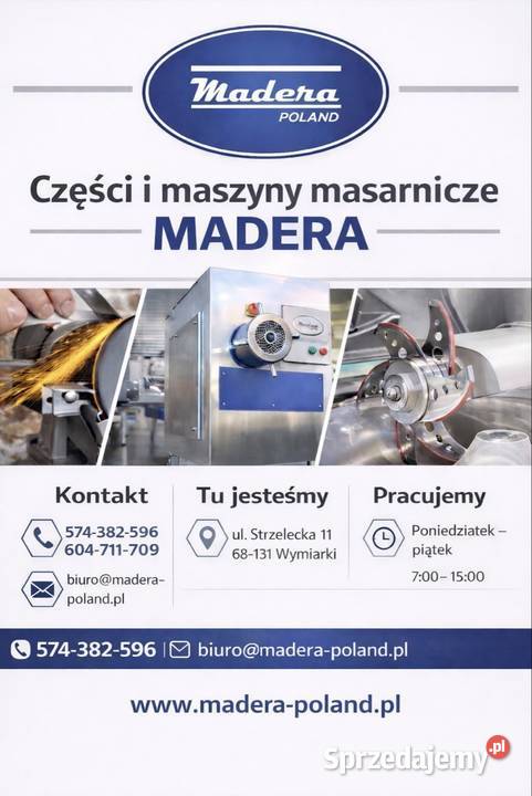 Rex części do przystawki wilkującej i porcjomatu Wymiarki sprzedam