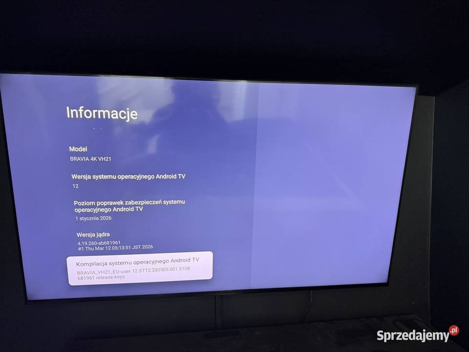 Sony XR65X90K 65 4K 120Hz HDMI 21 5 VRR Dolby śląskie