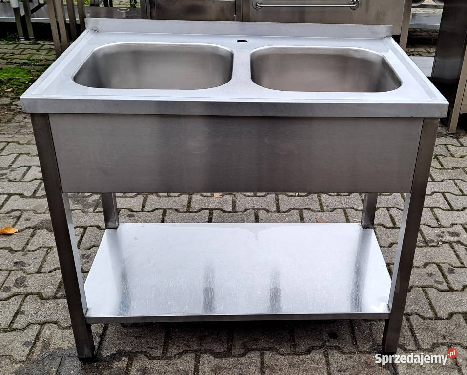 Zlew 2 komorowy z Półką 1006085 M1247 N Nowe Skalmierzyce