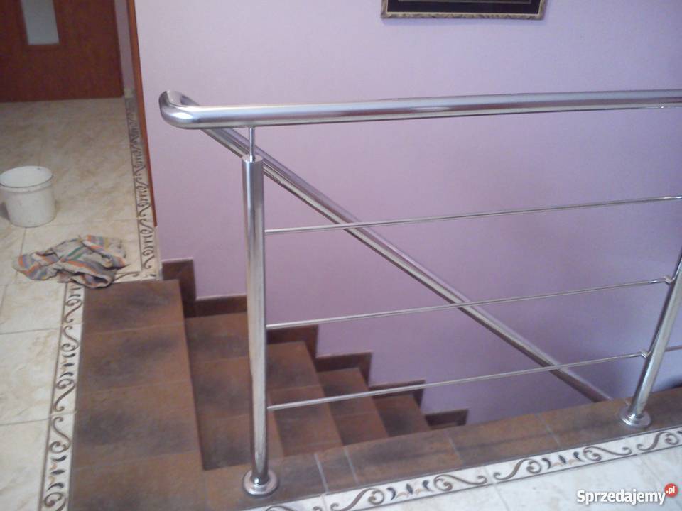 balustrada nierdzewna szlifowana na 3 pręty rura Pozostałe Radomsko