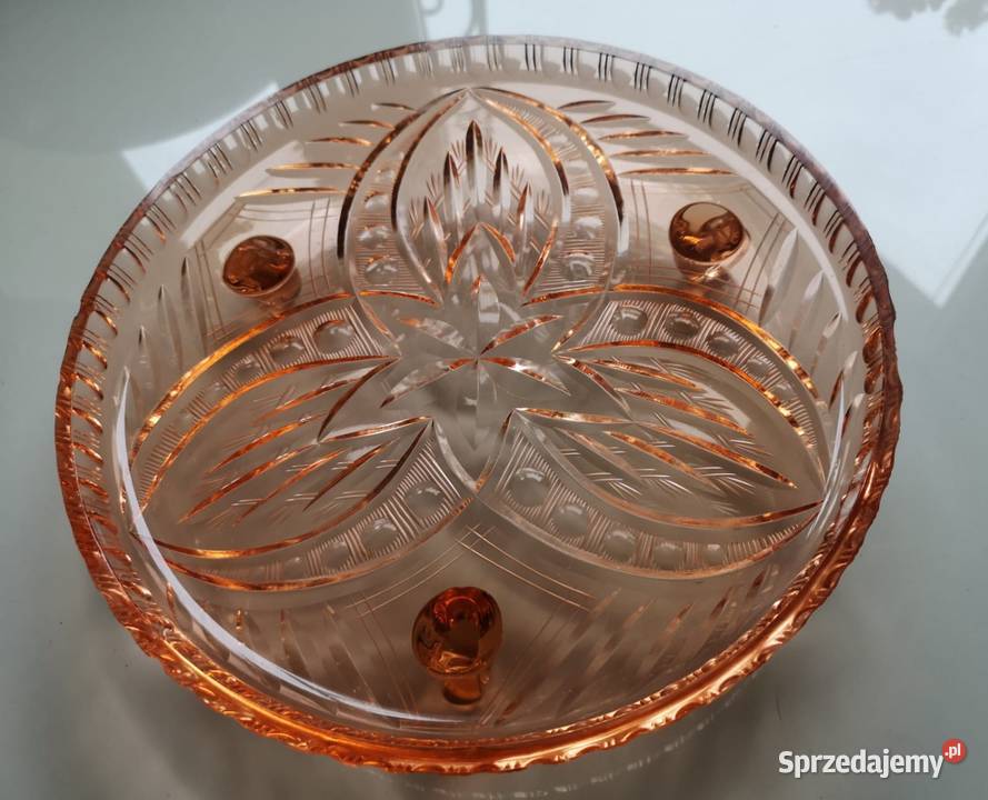 Patera rozalinowa Art Deco Toruń sprzedam