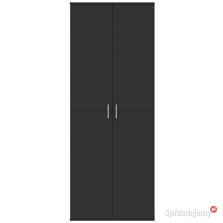 Wysoka szafka czarna 70x35x180 materiał Pozostałe mazowieckie sprzedam