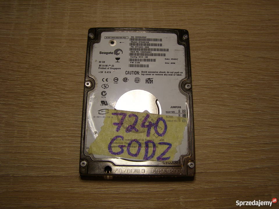 Dysk twardy 40GB ATA IDE 25 Seagate warmińsko-mazurskie Olsztyn
