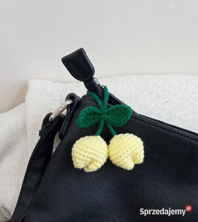 WYPRZEDAŻ tulipanki wykonane na szydełku brelok Łask sprzedam