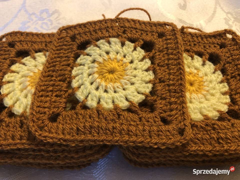 kwadrat Babuni sweter pled poduszka 9501050