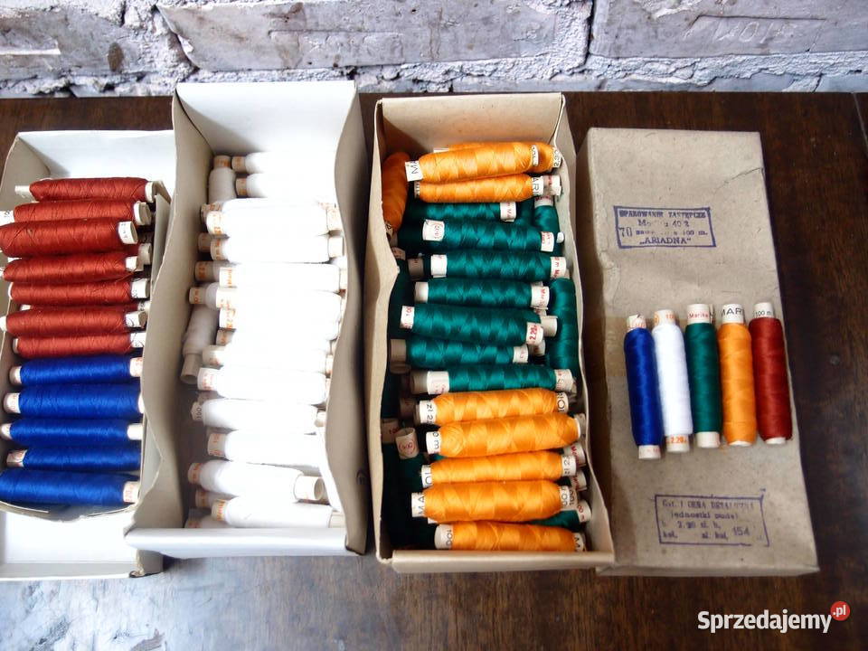 Nici bawełniane Ariadna 402 i Odra 50x3 i 40x3 Pozostałe Łódź