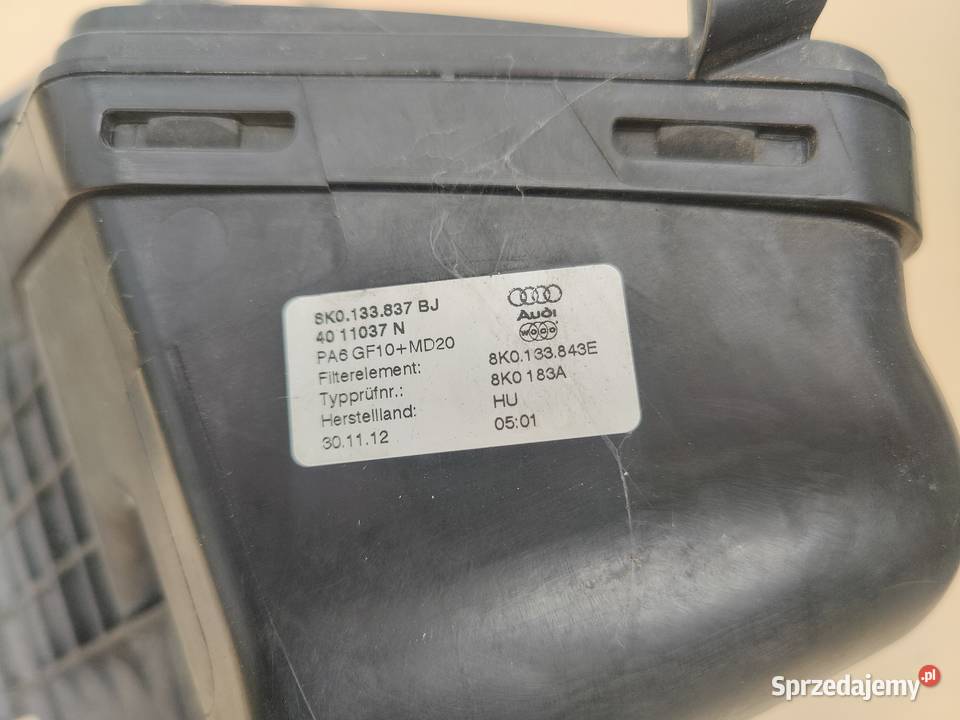 OBUDOWA FILTRA POWIETRZA AUDI Q5 Łódź sprzedam