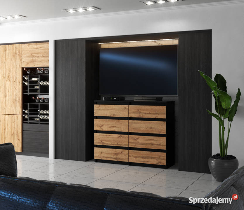 Komoda Duża Nowoczesna 120 Pojemna Szafka Loft Elbląg