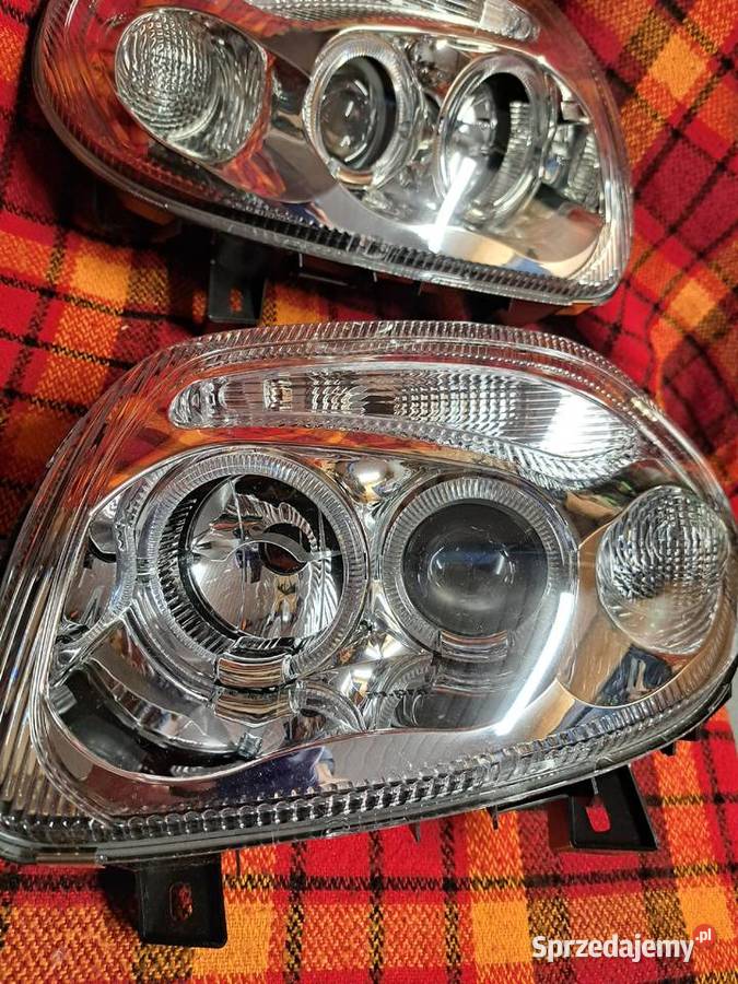 Renault Clio B przednie lampy ringi osobowe Pozostałe Szczecin