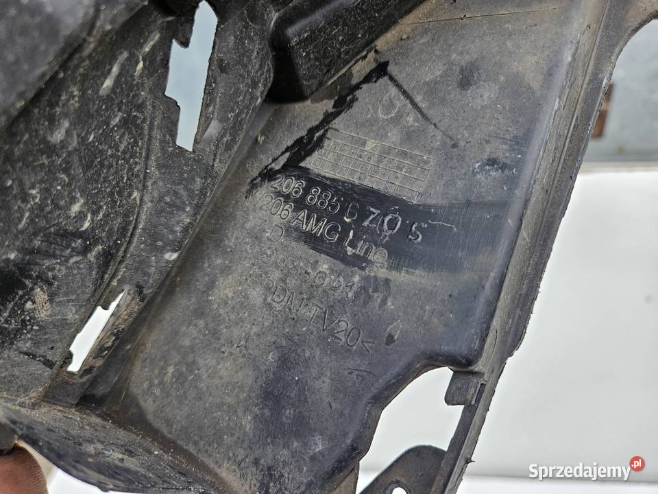 MERCEDES W206 AMG ŚLIZG LEWY ZDERZAKA PRZÓD osobowe Międzychód sprzedam