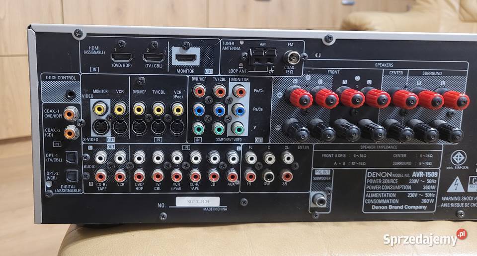 Denon AVR1509 amplituner 51 HDMI z oryginalnym małopolskie Zalesie Golczowskie