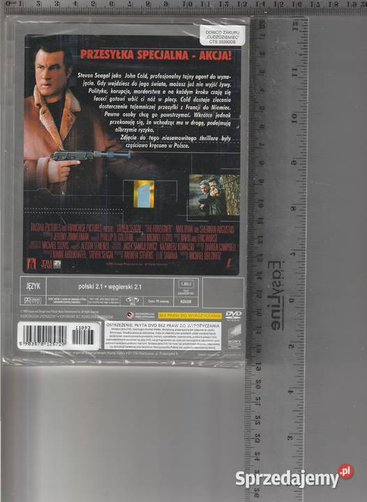 Cudzoziemiec Steven Seagal DVD Filmy mazowieckie Pruszków