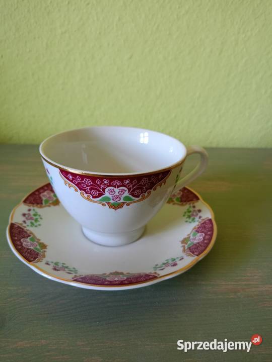 Serwis kawowo herbaciany Porcelana Ćmielów łódzkie Łódź