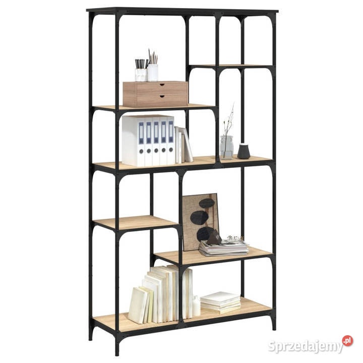 Regał na książki dąb sonoma 99x355x176 WM835410 sprzedam