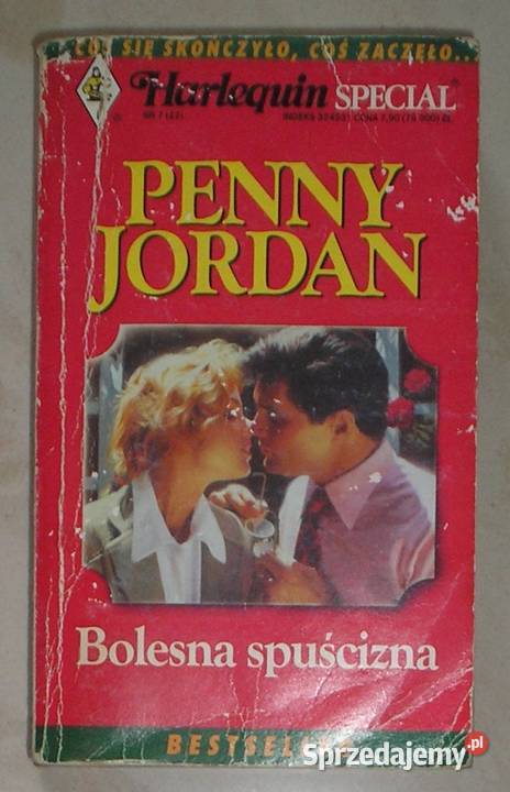 Bolesna spuścizna Penny Jordan romans Harlequin romanse Kraków