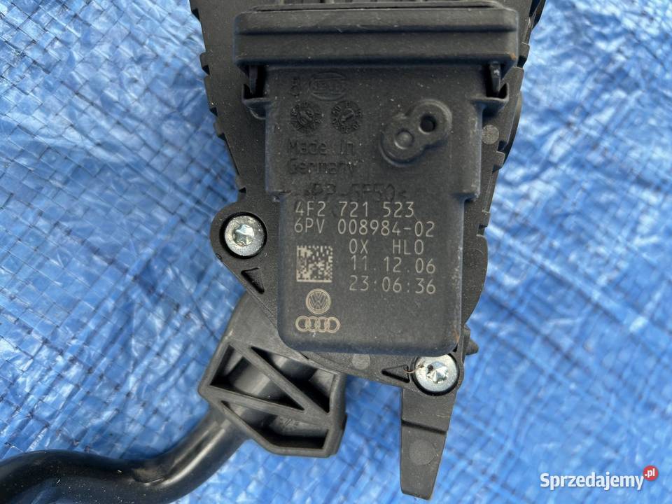 Audi A6 C6 Potencjometr Gazu Pedał 4F2721523