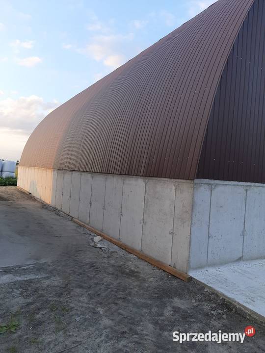 Hala łukowa 145 x 25m magazyn obora słoma garaż Lisków