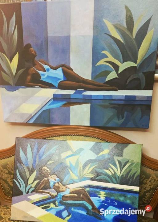 Obraz ręcznie malowany śląskie Godów