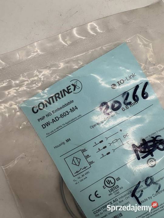 Contrinex DWAD603M4 Czujnik indukcyjny Warszawa