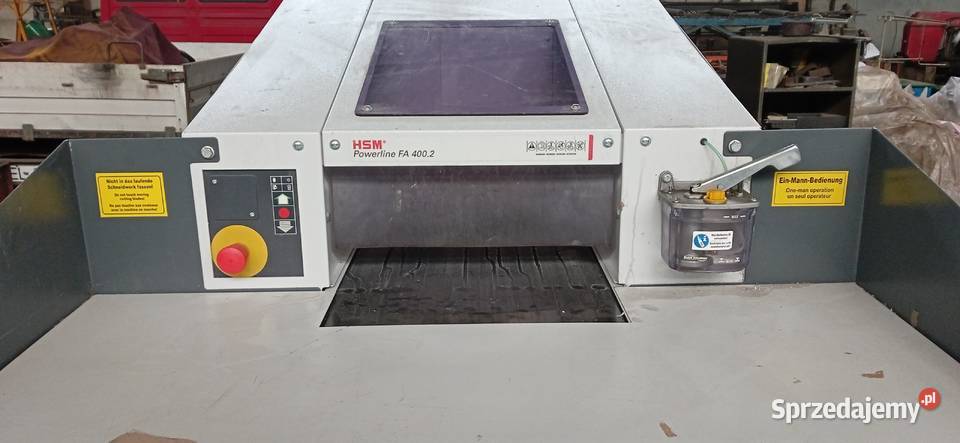 Niszczarka HSM FA 4002 z belownicą HSM KP 40V Łódź