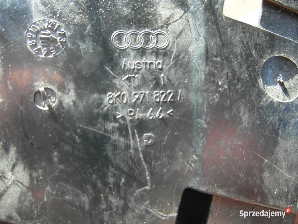 TUNEL KANAŁ PRZEWODÓW AUDI A4 b8 s4 8K0971822A zachodniopomorskie Szczecin sprzedam
