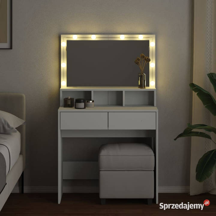 Toaletka z LED biała 80x41x1345 WM848185 Warszawa