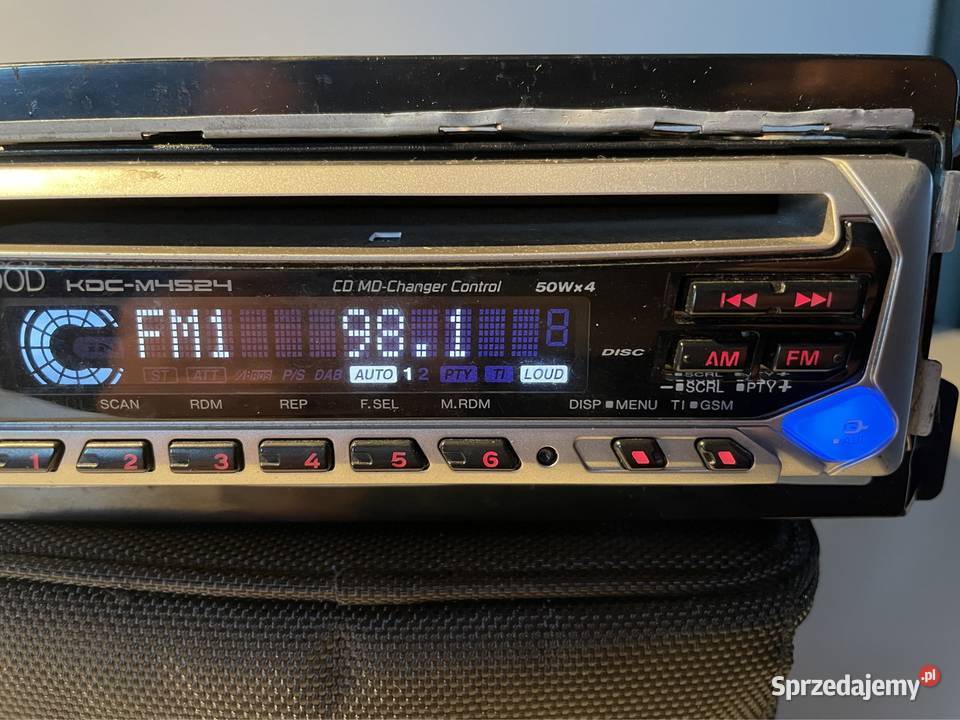 Radio Kenwood KDCM4524 mp3 4x50W łódzkie Bełchatów