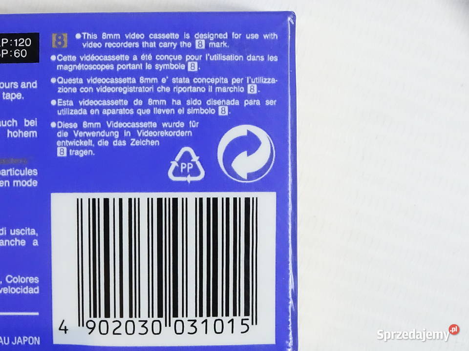 Kaseta 8mm TDK Metal EHG 60 NOWA w folii Rare lubelskie Biłgoraj sprzedam