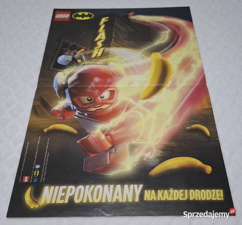 Plakat Batman Joker Flash Lego DC WB 275x42 śląskie