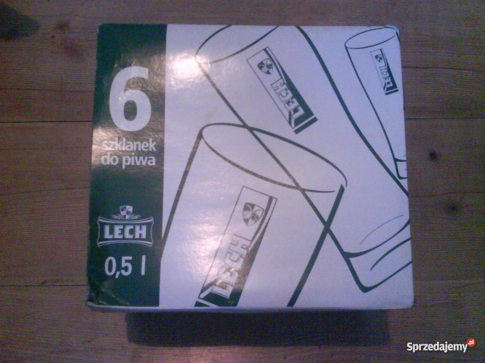 SZKLANKI DO PIWA LECH 6 Nakło nad Notecią