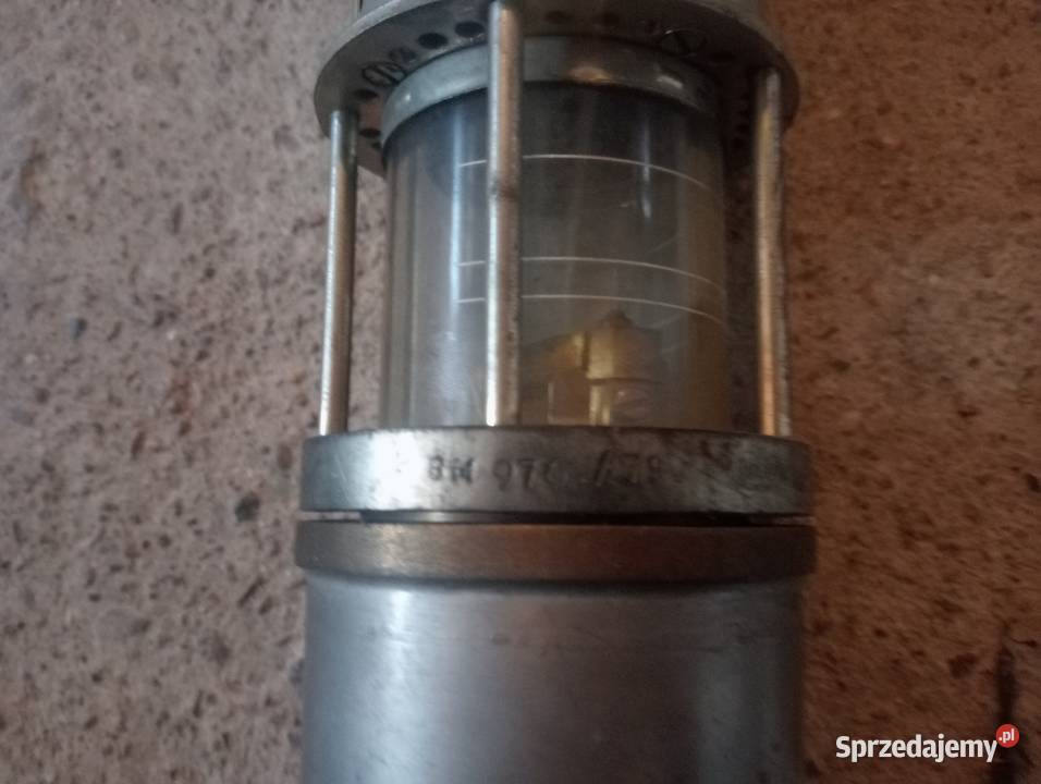 Antyk z PRL stara lampa górnicza śląskie Wojkowice sprzedam