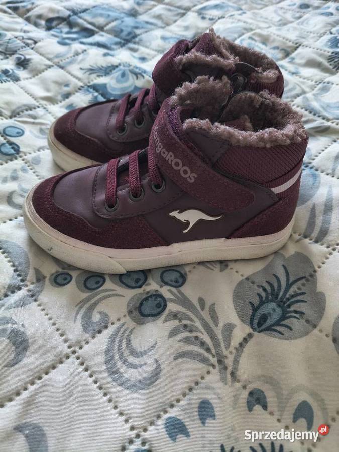 Buty zimowe dziecięce ocieplane KangaROOS Rzepy Dla Dziecka Szczecin