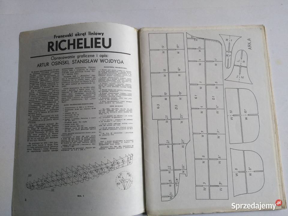Mały Modelarz 231993 Francuski okręt liniowy Dąbrowa Górnicza