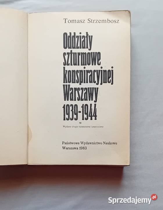 Tomasz Strzembosz Oddziały szturmowe wielkopolskie Koźminek