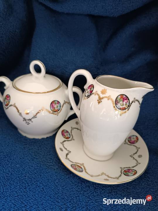 Porcelana Victoria mlecznik talerzyk cukiernica Jastrzębie-Zdrój