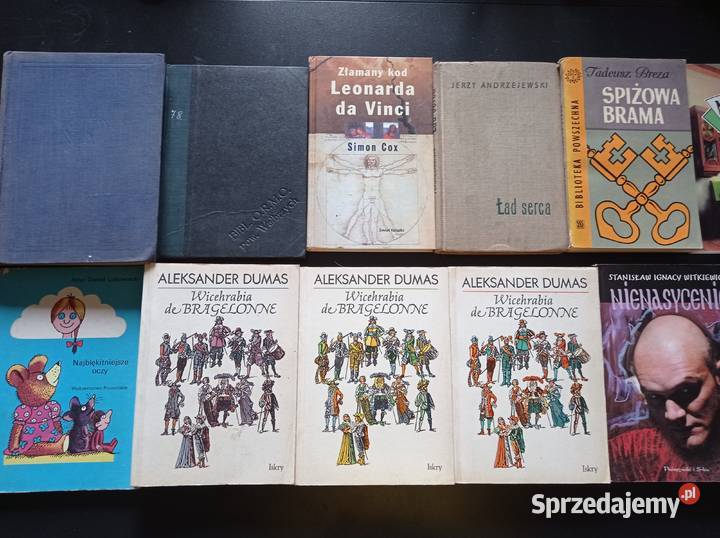 Książki różne mix zestaw Wałbrzych